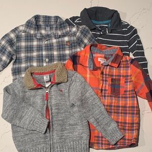 4T boys dress shirts lot of 4